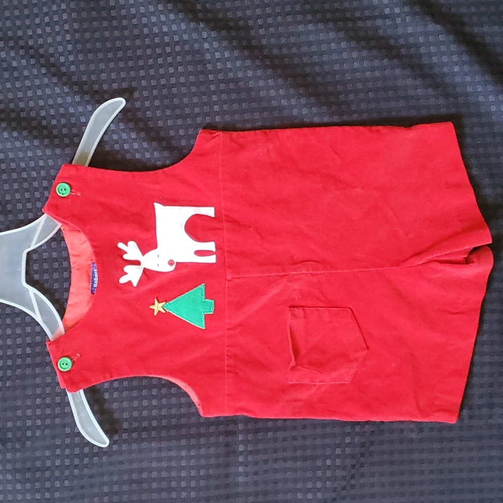 Robert Jackson, Christmas outfit, boys 24 months, USA made, red,